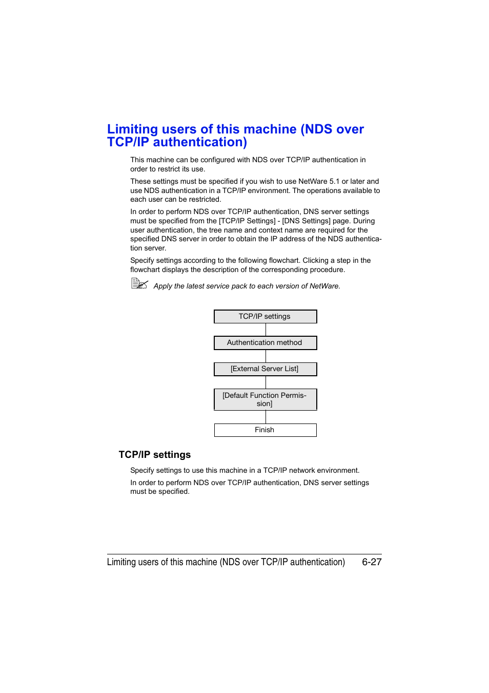 Tcp/ip settings, Tcp/ip settings -27 | Konica Minolta bizhub C35 User Manual | Page 214 / 510