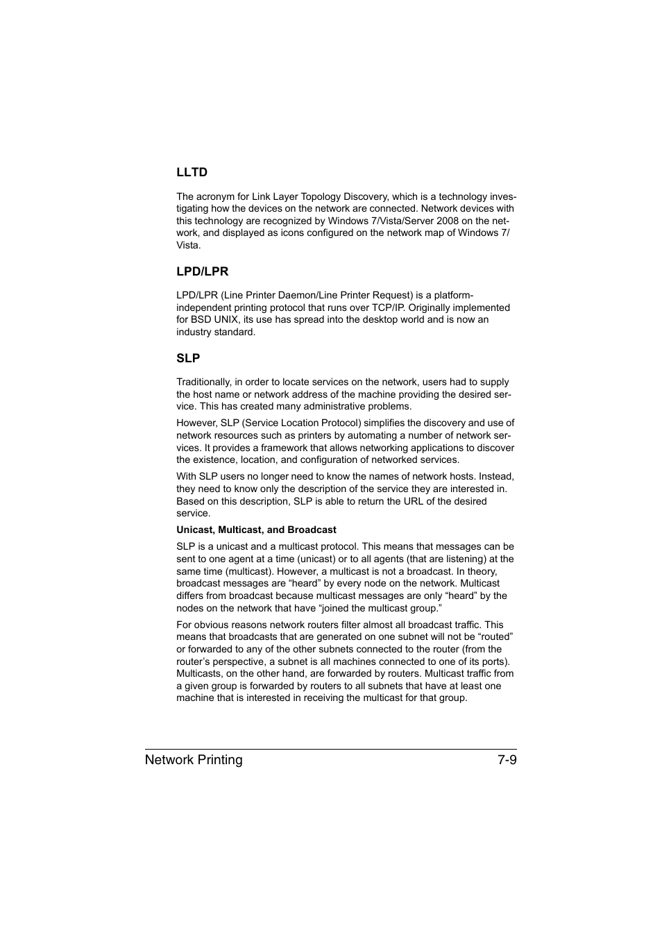 Lltd, Lpd/lpr, Lltd -9 lpd/lpr -9 slp -9 | Konica Minolta bizhub C35 User Manual | Page 236 / 510