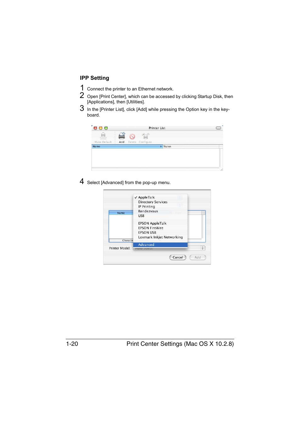 Ipp setting, Ipp setting -20 | Konica Minolta bizhub C35 User Manual | Page 47 / 510