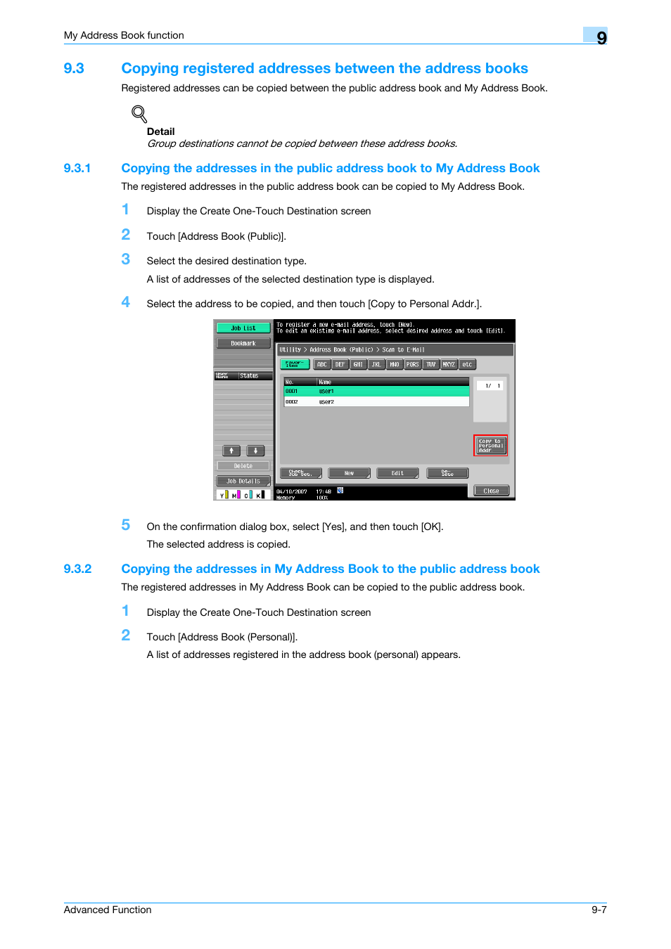 Konica Minolta bizhub C451 User Manual | Page 76 / 82