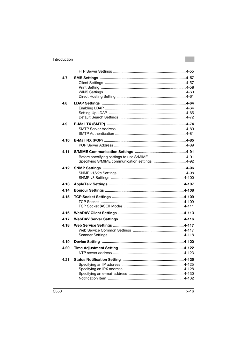 Konica Minolta bizhub C550 User Manual | Page 17 / 415