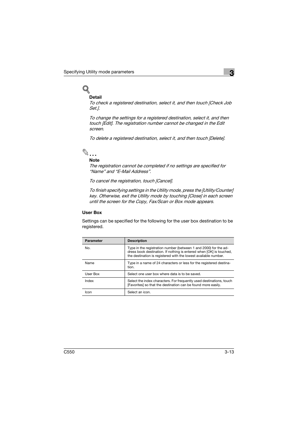 User box, User box -13 | Konica Minolta bizhub C550 User Manual | Page 180 / 415