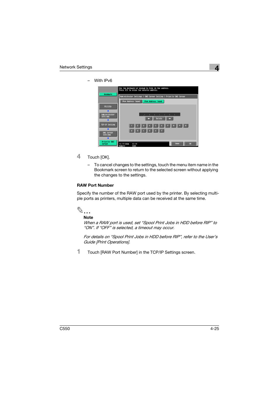 Raw port number, Raw port number -25 | Konica Minolta bizhub C550 User Manual | Page 271 / 415