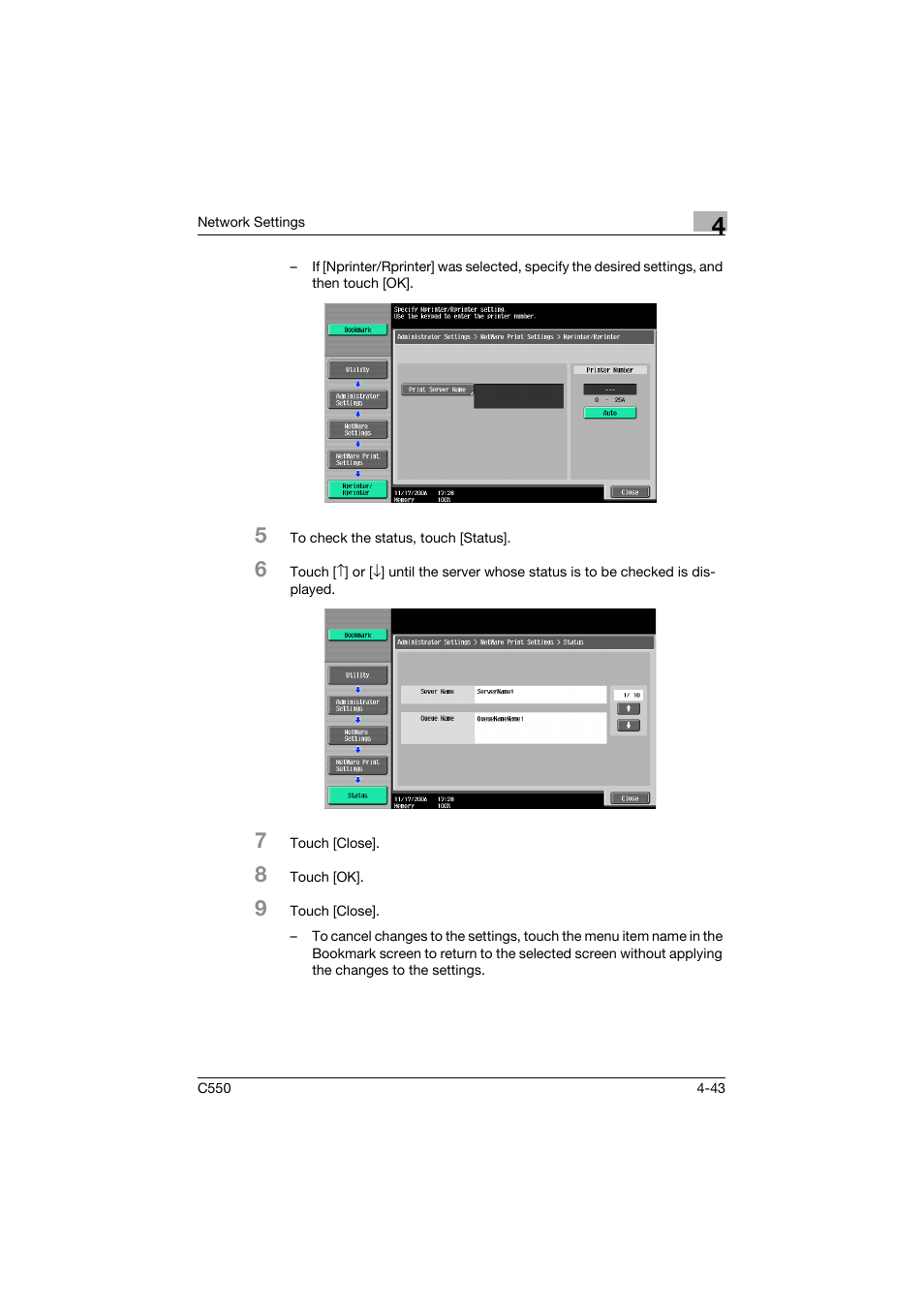 Konica Minolta bizhub C550 User Manual | Page 289 / 415