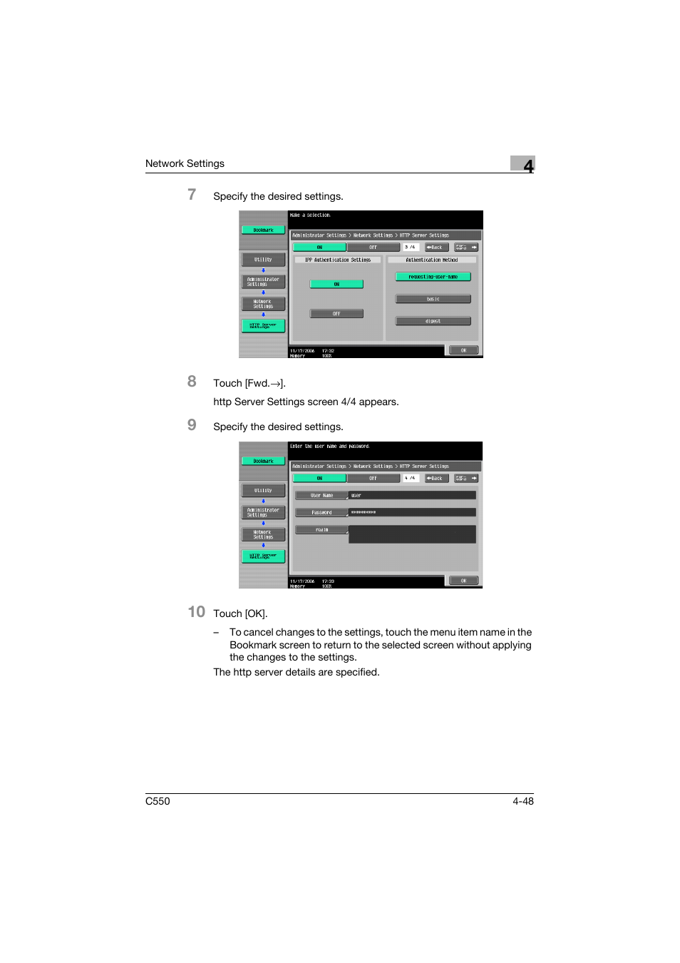 Konica Minolta bizhub C550 User Manual | Page 294 / 415