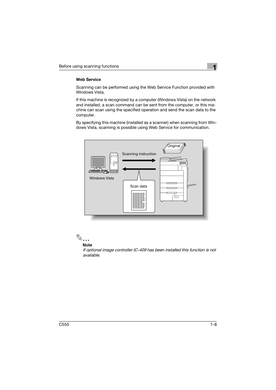 Web service, Web service -8 | Konica Minolta bizhub C550 User Manual | Page 31 / 415