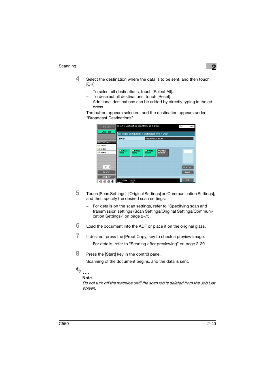 Konica Minolta bizhub C550 User Manual | Page 79 / 415