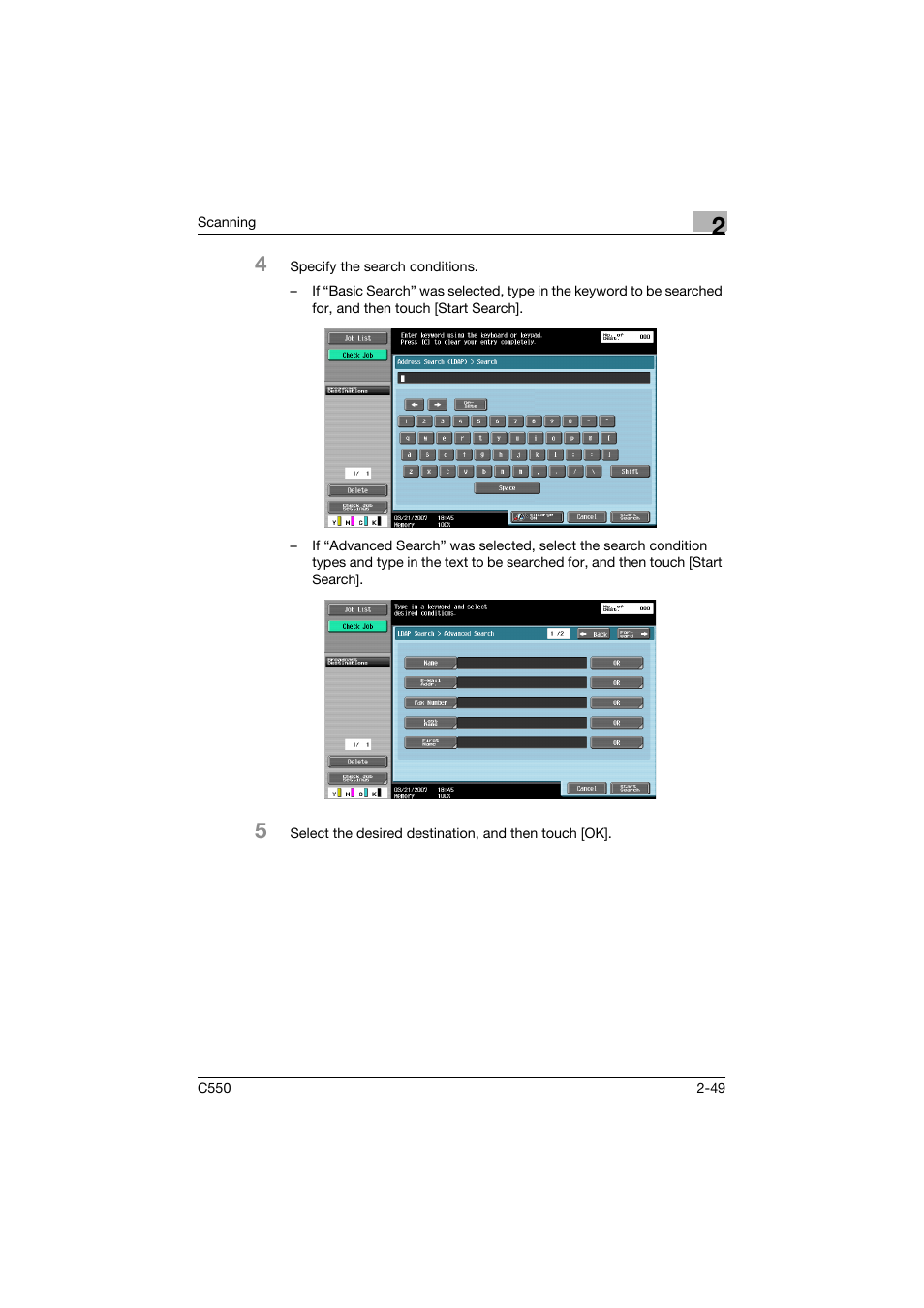 Konica Minolta bizhub C550 User Manual | Page 88 / 415