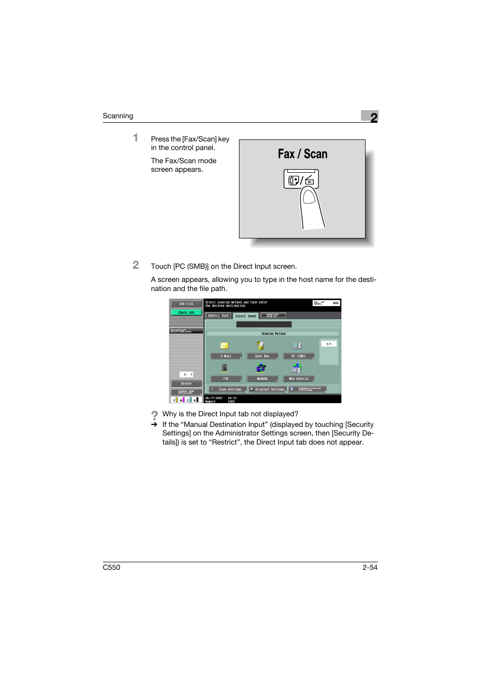 Konica Minolta bizhub C550 User Manual | Page 93 / 415