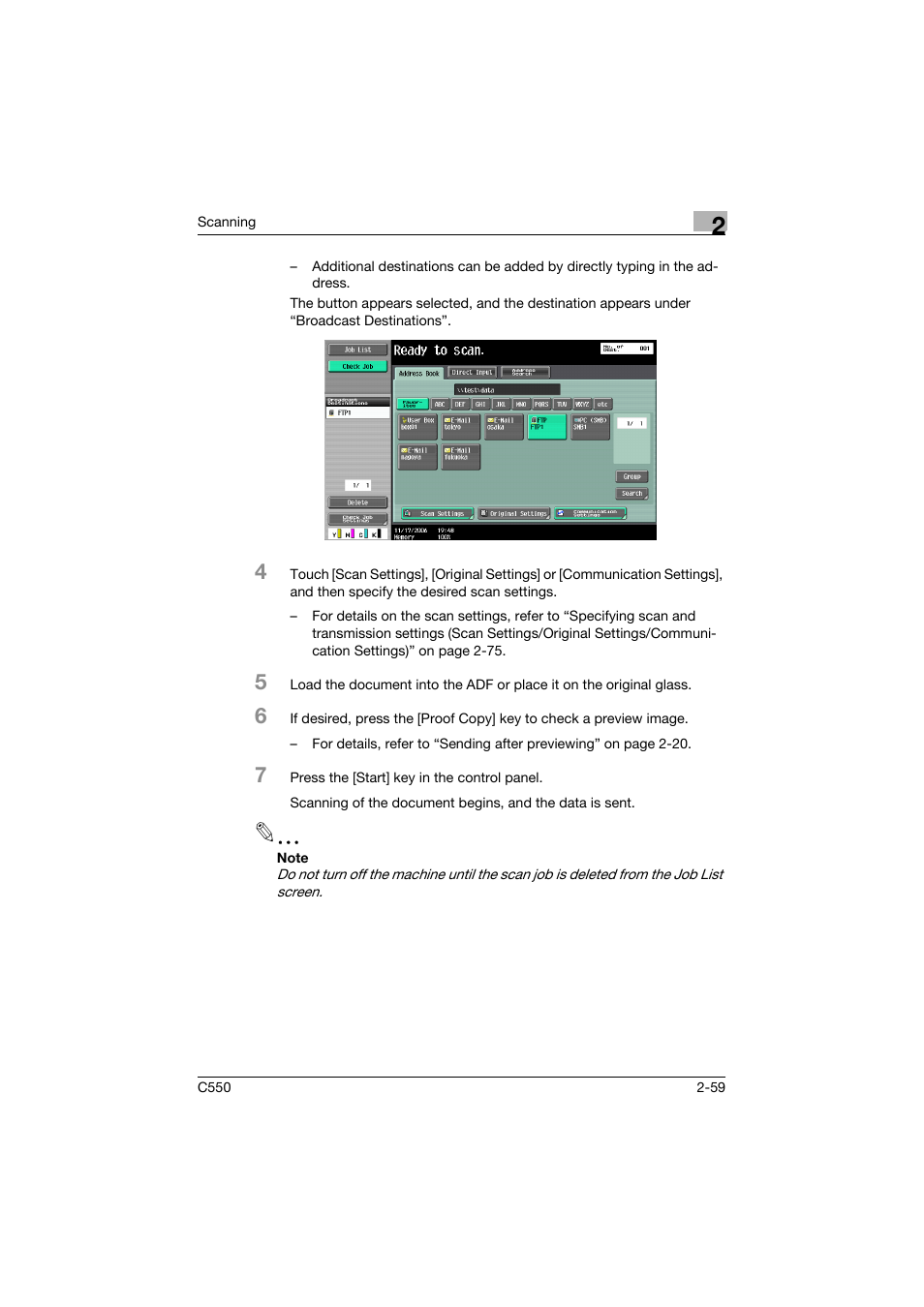 Konica Minolta bizhub C550 User Manual | Page 98 / 415