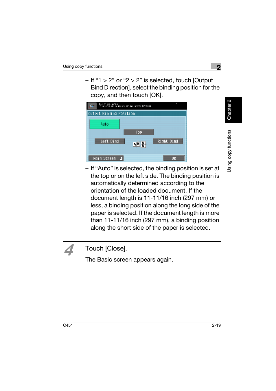 Konica Minolta bizhub C451 User Manual | Page 62 / 164