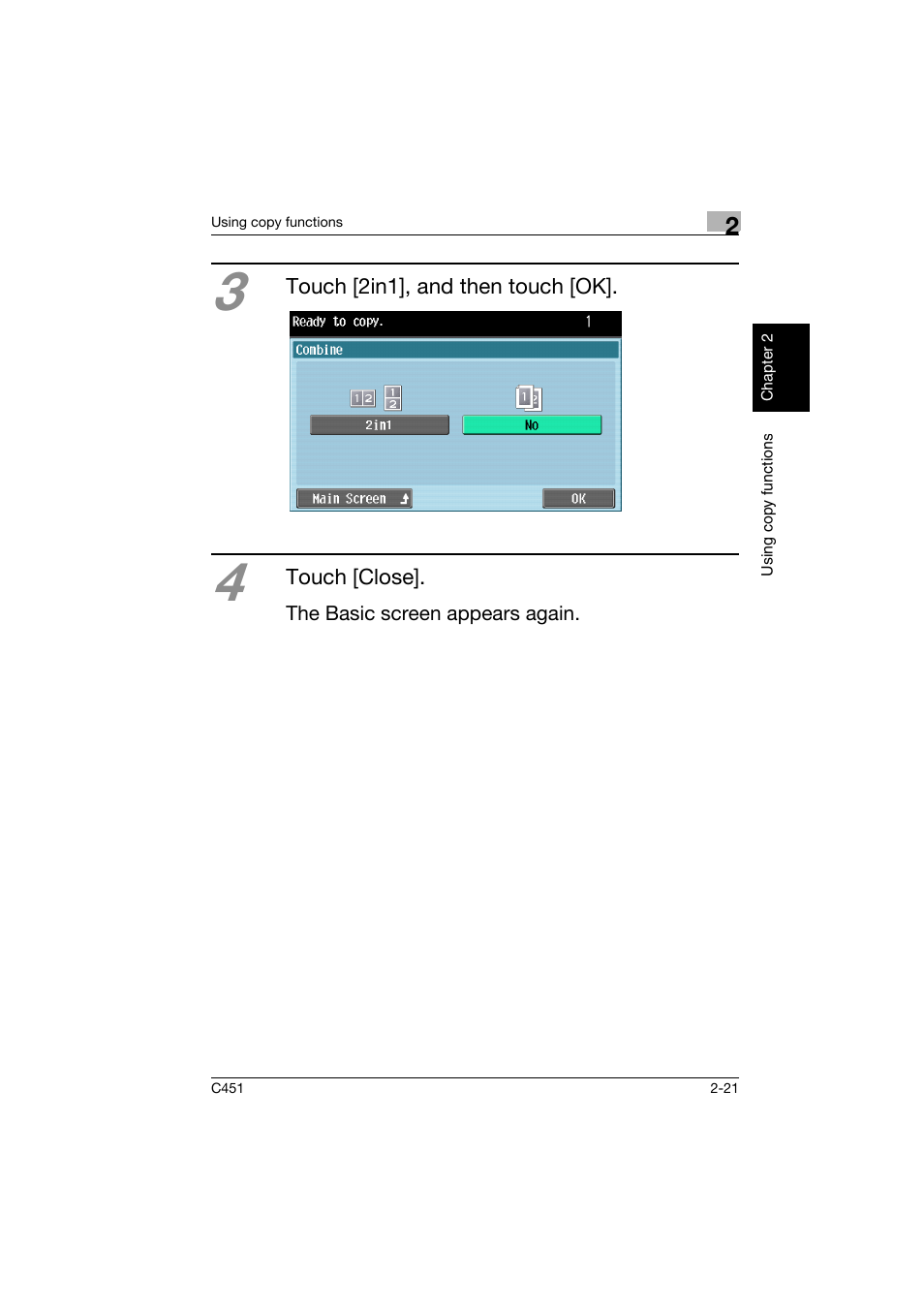 Konica Minolta bizhub C451 User Manual | Page 64 / 164