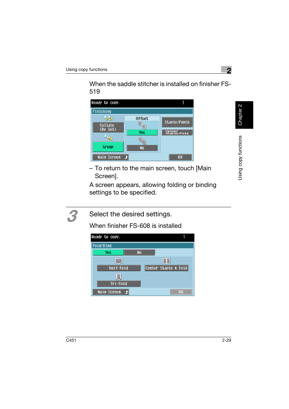 Konica Minolta bizhub C451 User Manual | Page 72 / 164