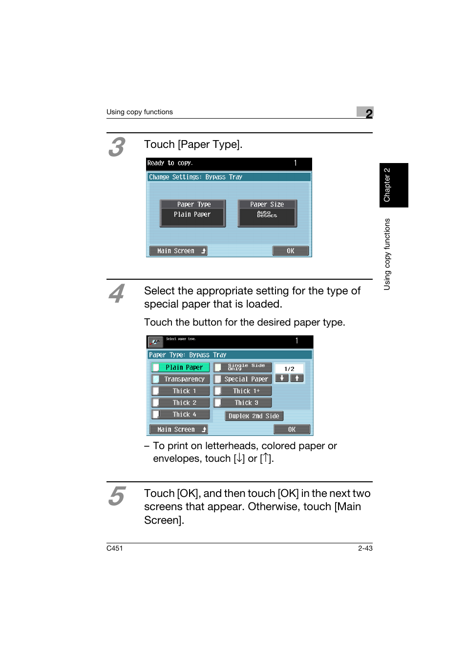 Konica Minolta bizhub C451 User Manual | Page 86 / 164