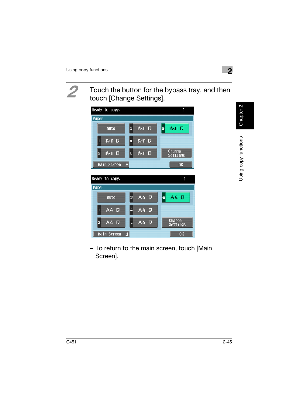 Konica Minolta bizhub C451 User Manual | Page 88 / 164