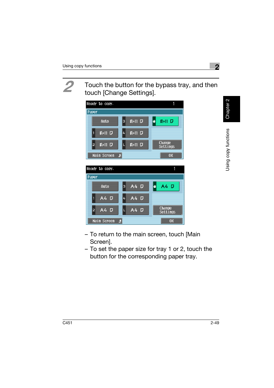 Konica Minolta bizhub C451 User Manual | Page 92 / 164