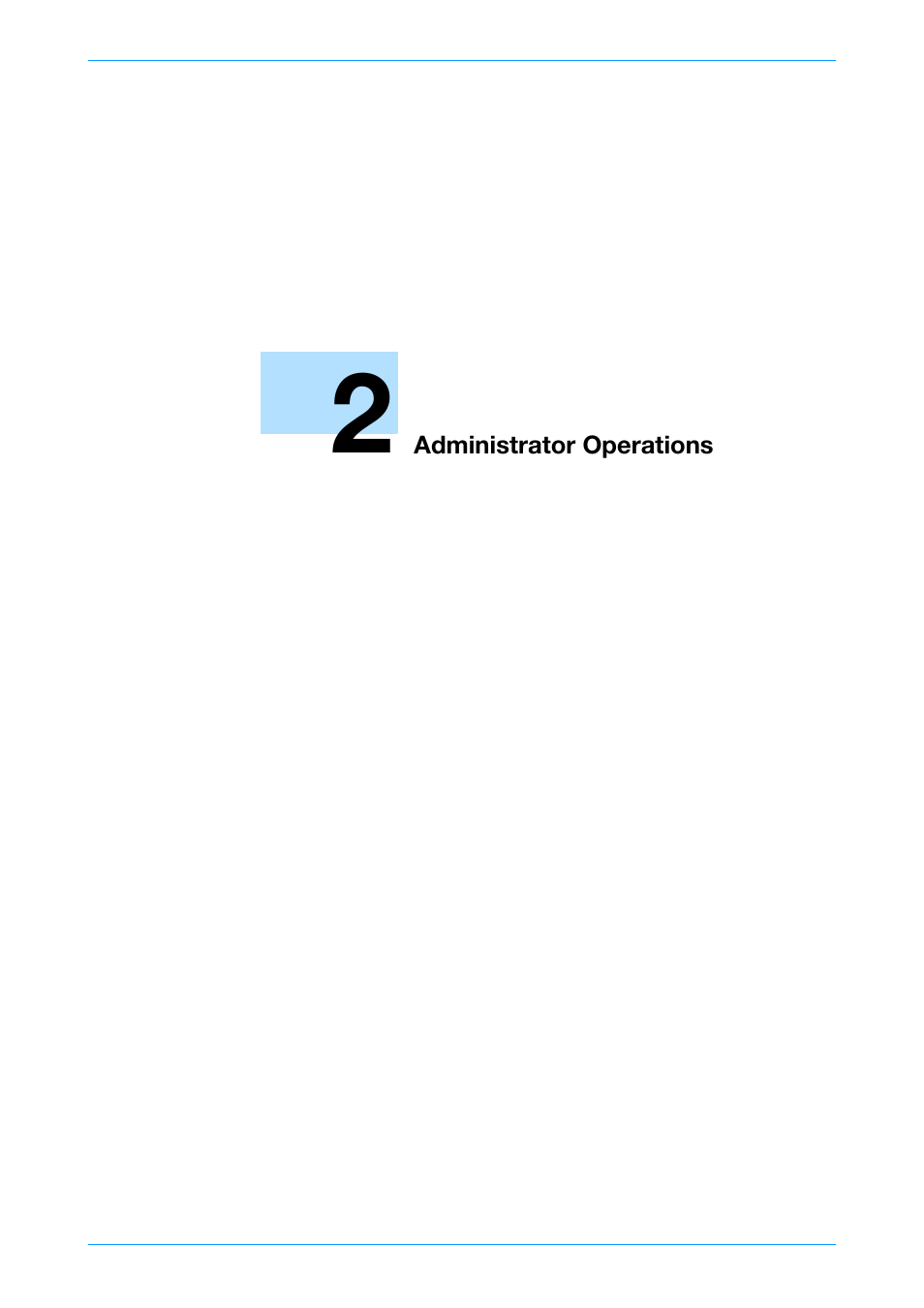 2 administrator operations | Konica Minolta magicolor 8650 User Manual | Page 16 / 98