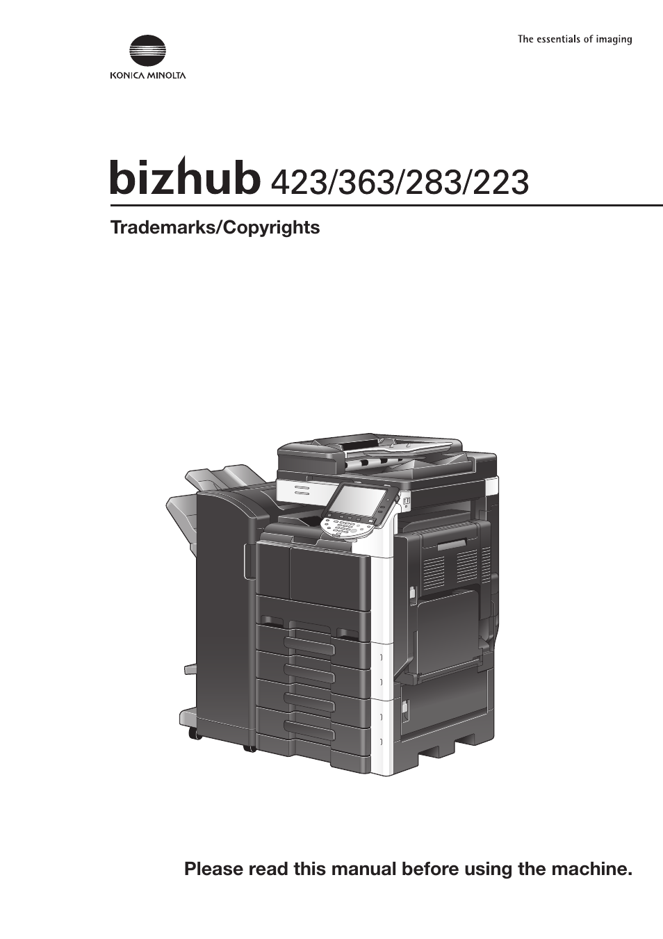 Konica Minolta BIZHUB 223 User Manual | 13 pages