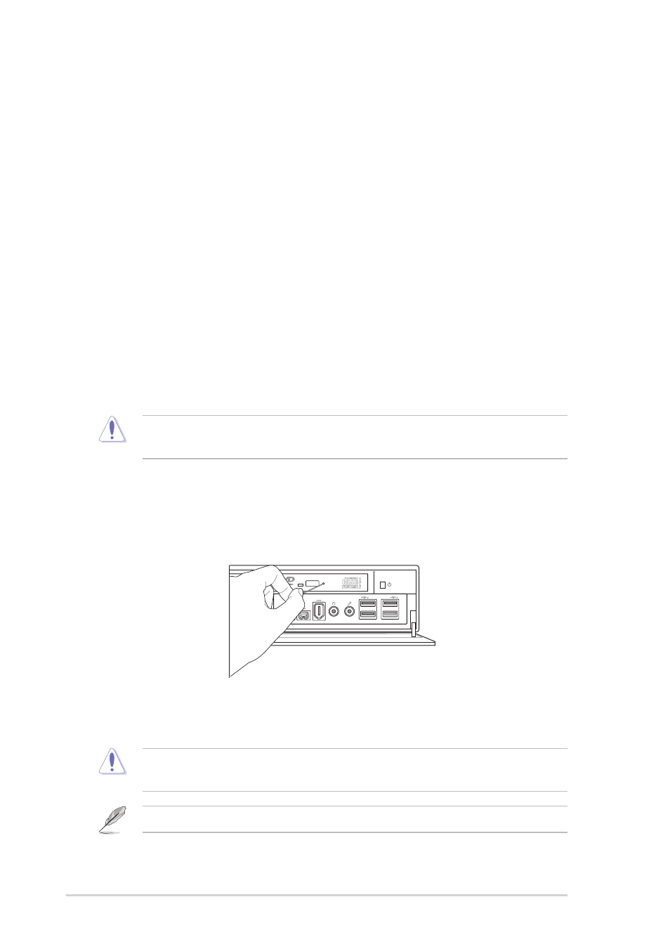 2 ejecting a disc from the drive, 3 using the emergency eject pinhole | Asus Digital Entertainment PC AB-V100 User Manual | Page 28 / 112