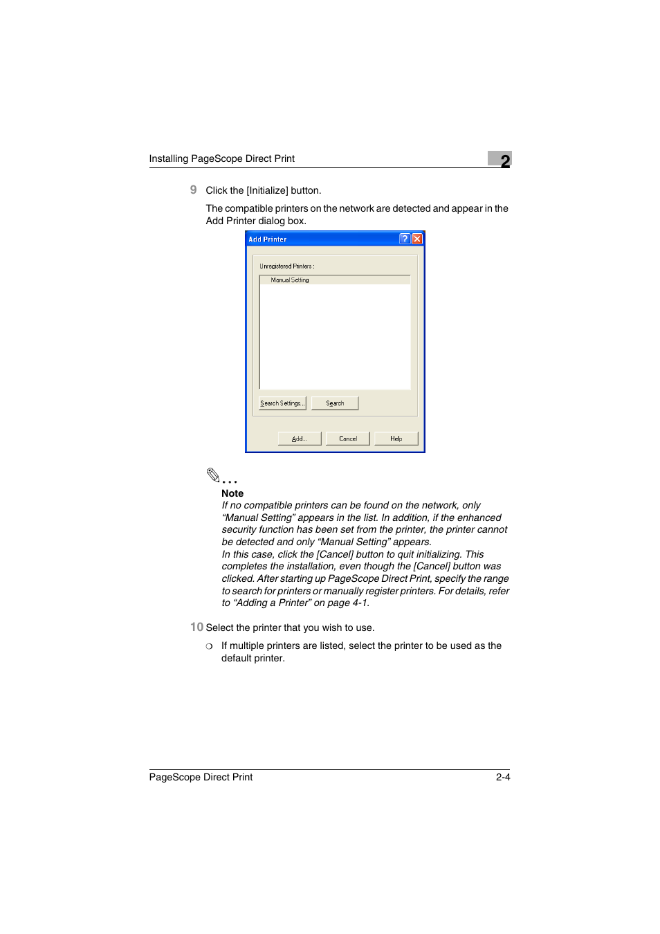 Konica Minolta PageScope Direct Print User Manual | Page 11 / 55