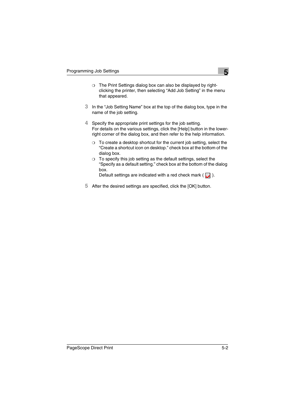 Konica Minolta PageScope Direct Print User Manual | Page 28 / 55