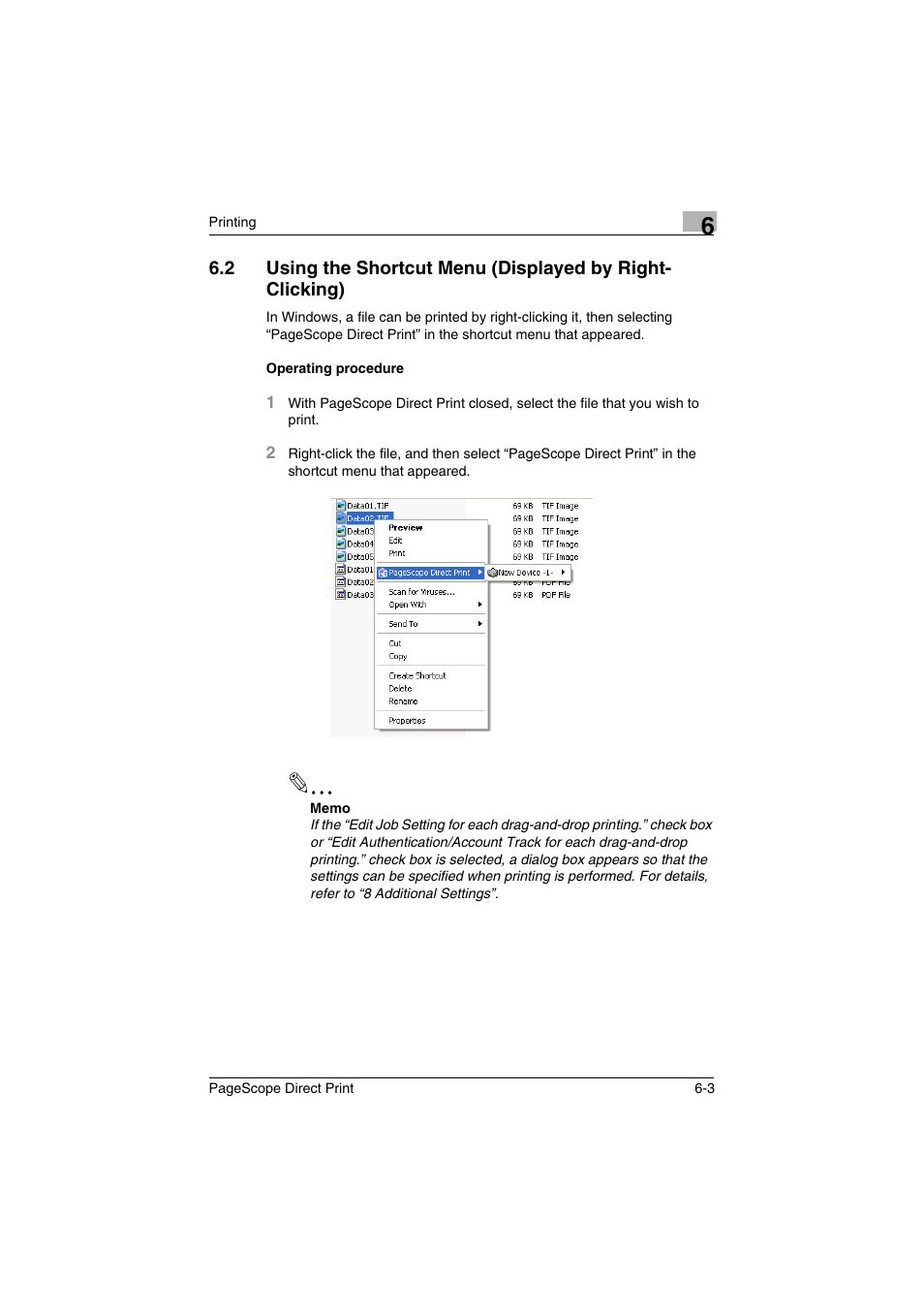 Konica Minolta PageScope Direct Print User Manual | Page 33 / 55