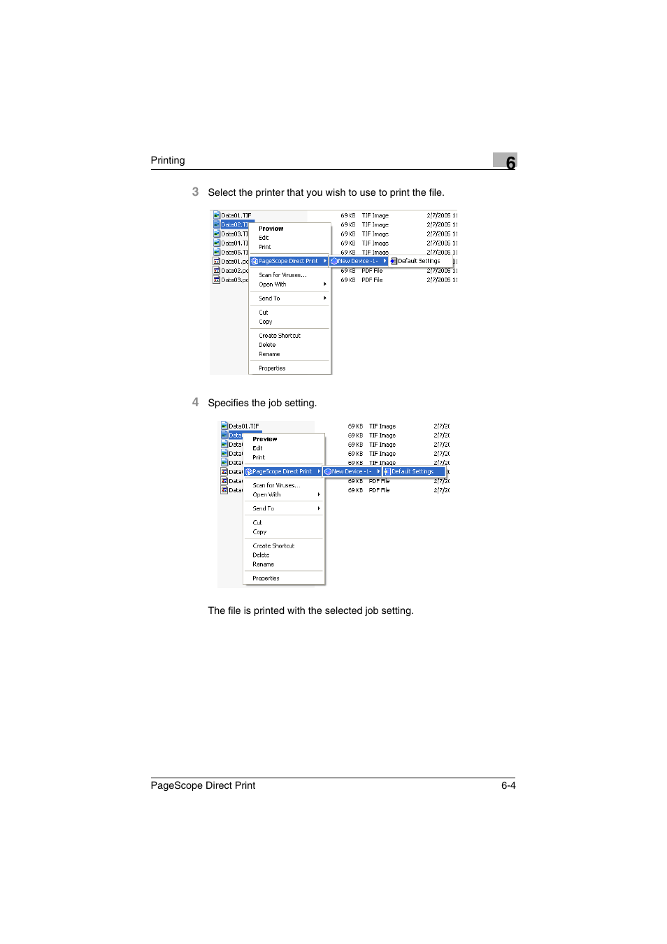 Konica Minolta PageScope Direct Print User Manual | Page 34 / 55