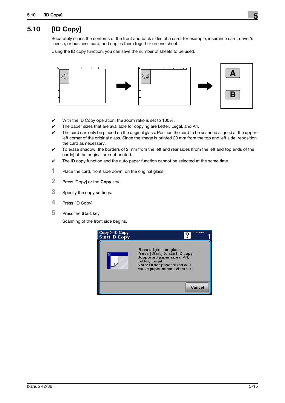 10 [id copy, Id copy] -15, P. 5-15 | Konica Minolta bizhub 42 User Manual | Page 55 / 109