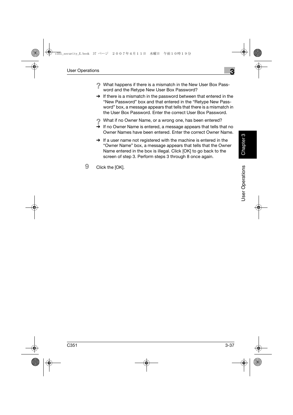 Konica Minolta BIZHUB C351 User Manual | Page 148 / 188