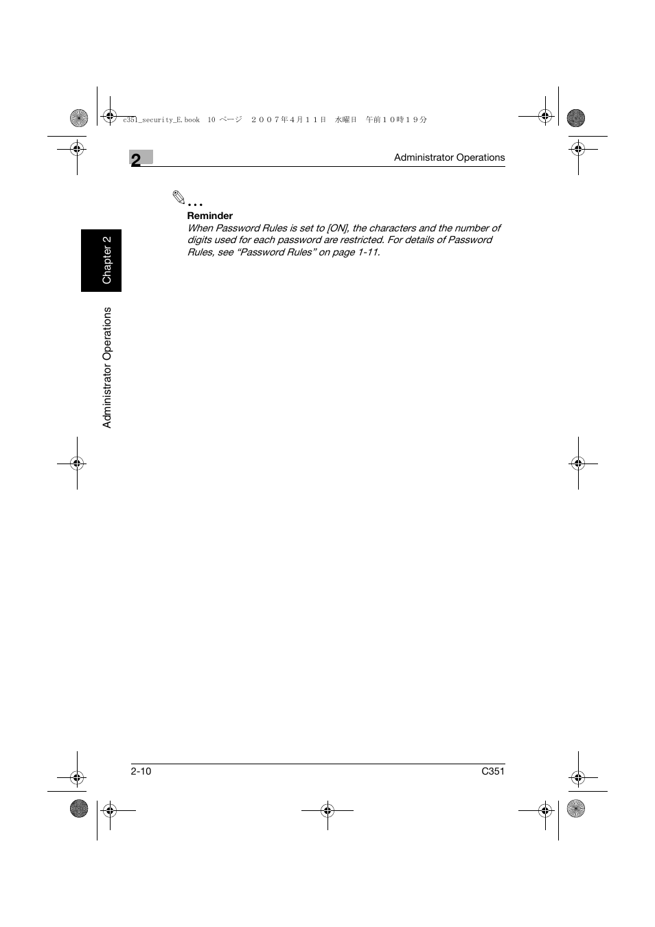 Konica Minolta BIZHUB C351 User Manual | Page 29 / 188