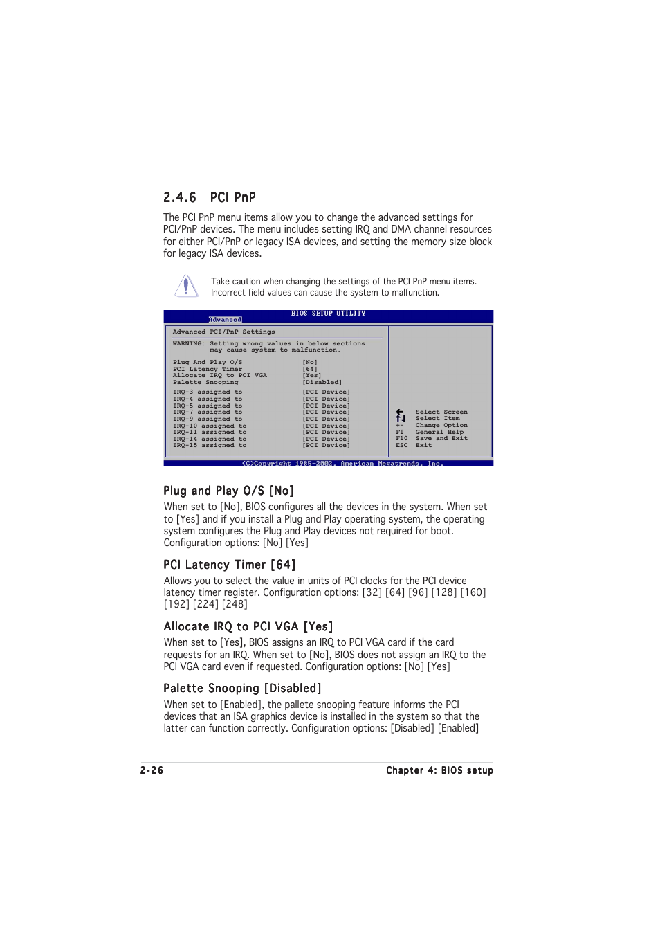 6 pci pnp pci pnp pci pnp pci pnp pci pnp | Asus P5GL-MX User Manual | Page 72 / 94
