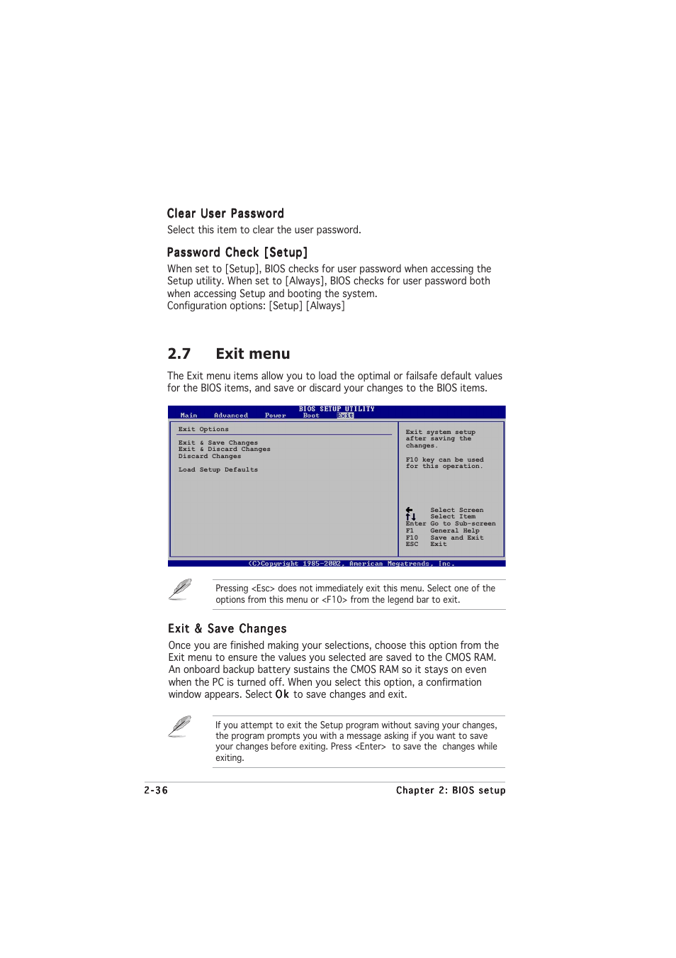 7 exit menu | Asus P5GL-MX User Manual | Page 82 / 94