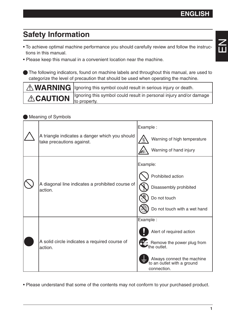 Safety information, English | Konica Minolta bizhub 25e User Manual | Page 3 / 28