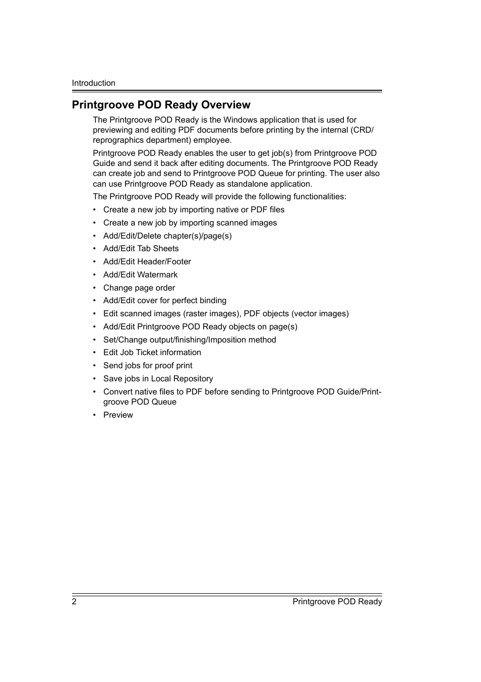 Printgroove pod ready overview | Konica Minolta Printgroove POD User Manual | Page 5 / 18