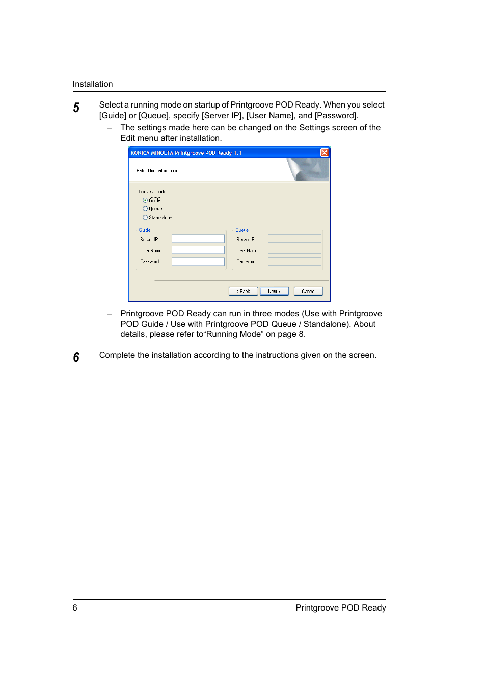 Konica Minolta Printgroove POD User Manual | Page 9 / 18