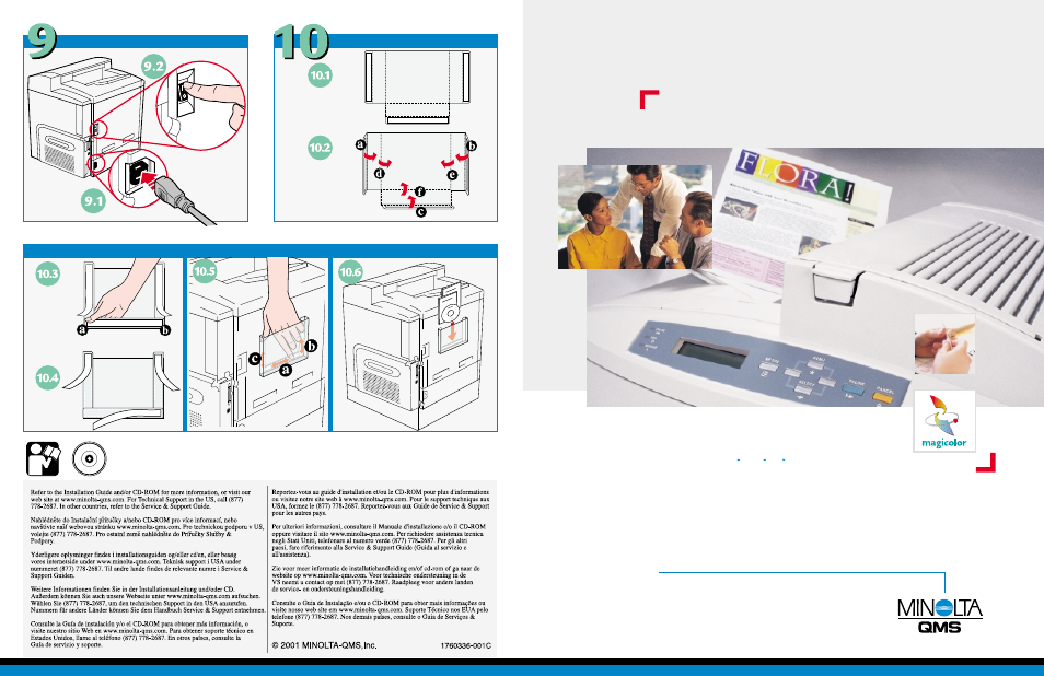 Konica Minolta Magicolor 2210 User Manual | 4 pages