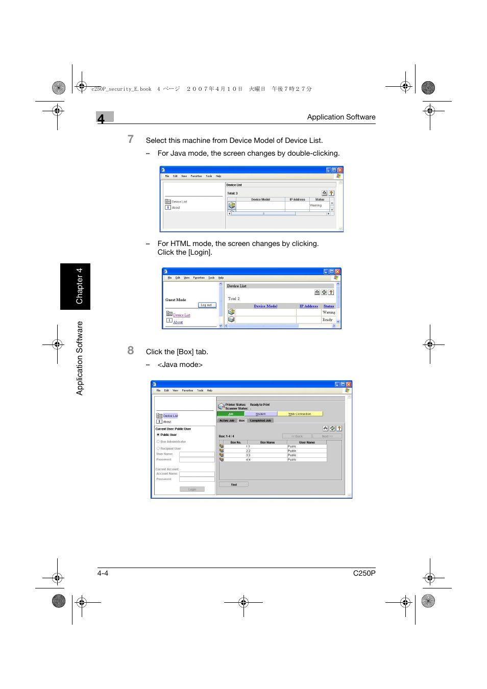 Konica Minolta bizhub C250P User Manual | Page 105 / 108