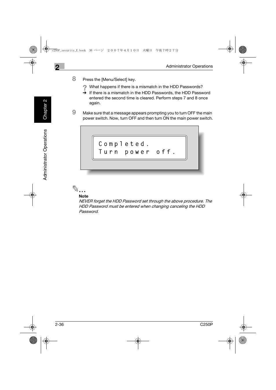 Konica Minolta bizhub C250P User Manual | Page 53 / 108