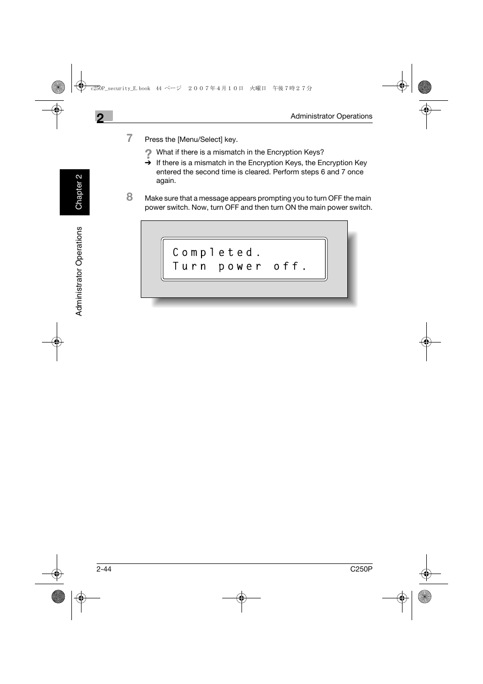 Konica Minolta bizhub C250P User Manual | Page 61 / 108