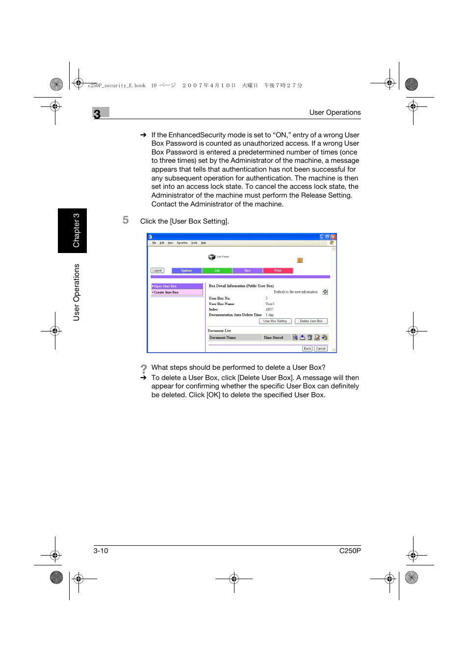 Konica Minolta bizhub C250P User Manual | Page 95 / 108