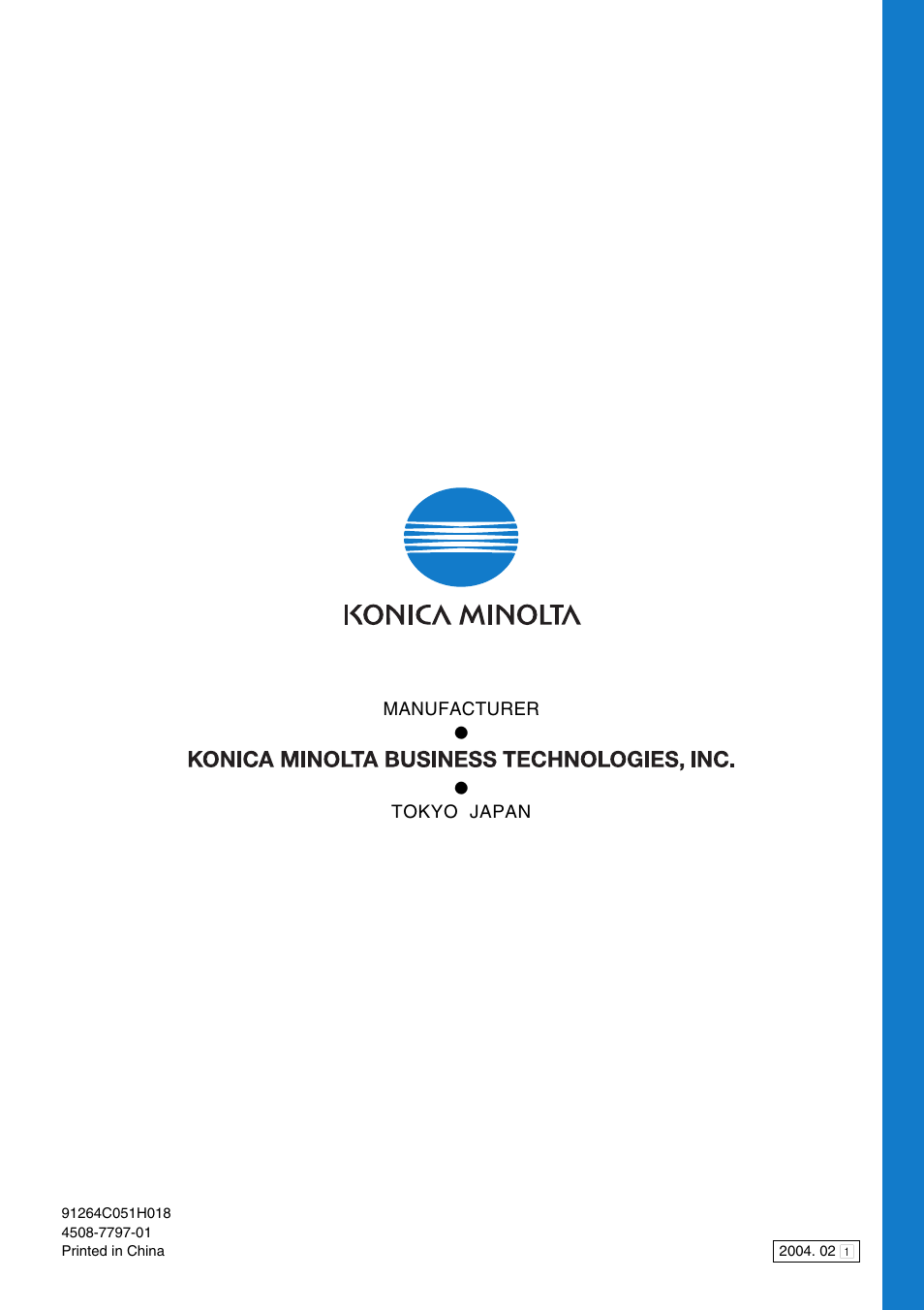 Konica Minolta IF-118 User Manual | Page 140 / 140