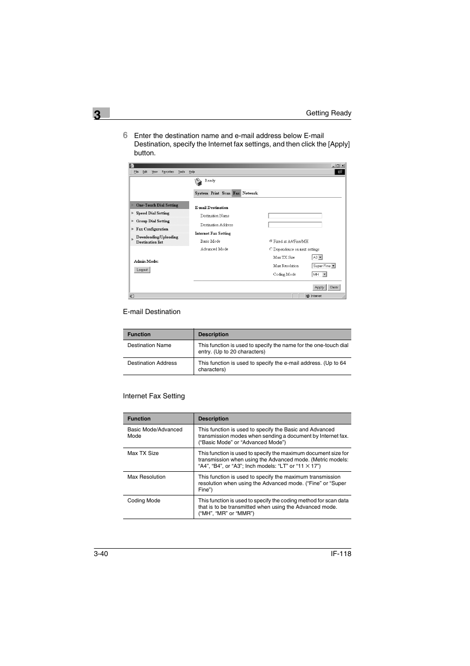 Konica Minolta IF-118 User Manual | Page 67 / 140