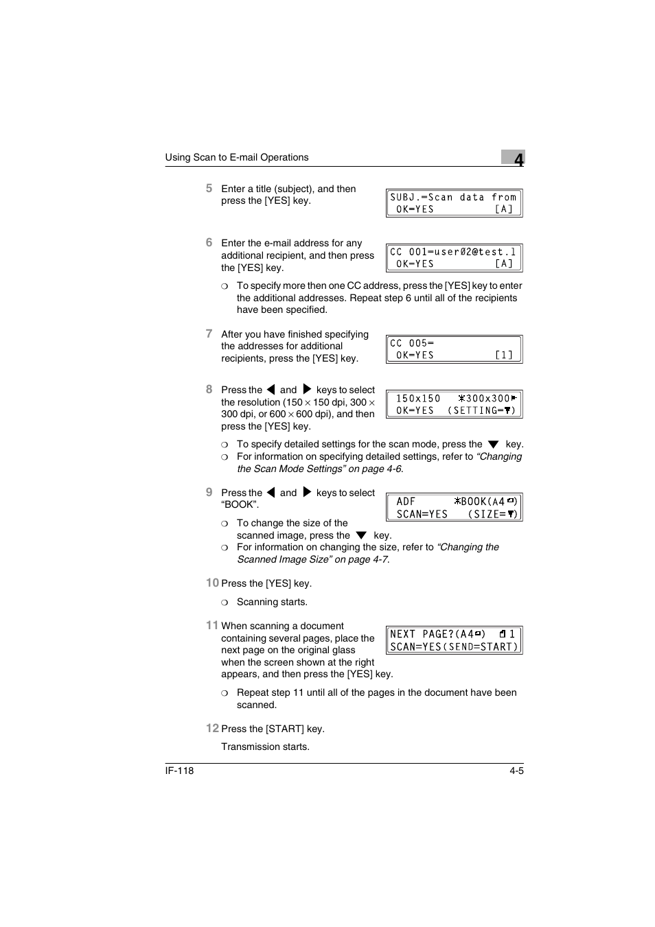 Konica Minolta IF-118 User Manual | Page 82 / 140