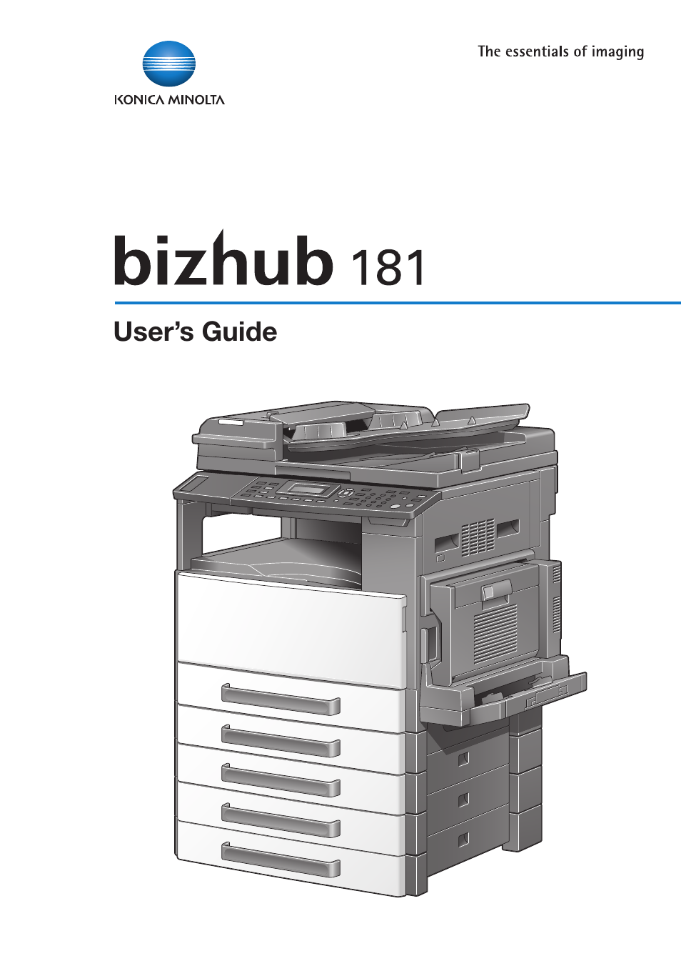 Konica Minolta bizhub 181 User Manual | 322 pages