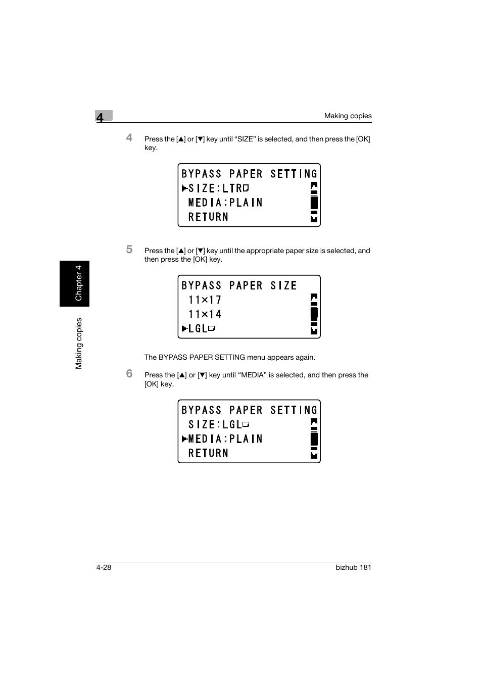 Konica Minolta bizhub 181 User Manual | Page 121 / 322