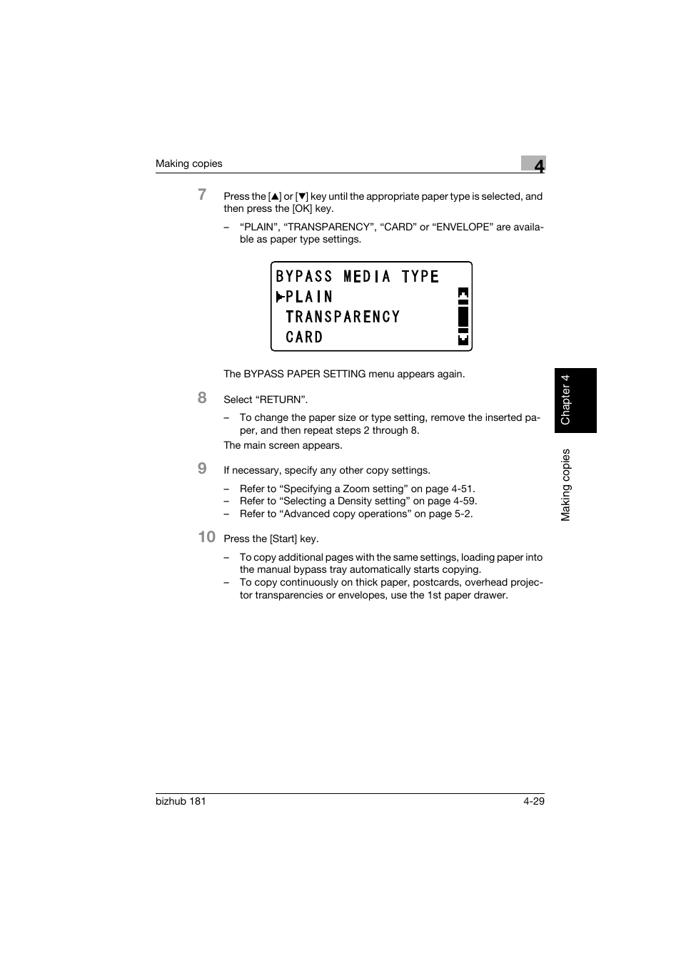Konica Minolta bizhub 181 User Manual | Page 122 / 322