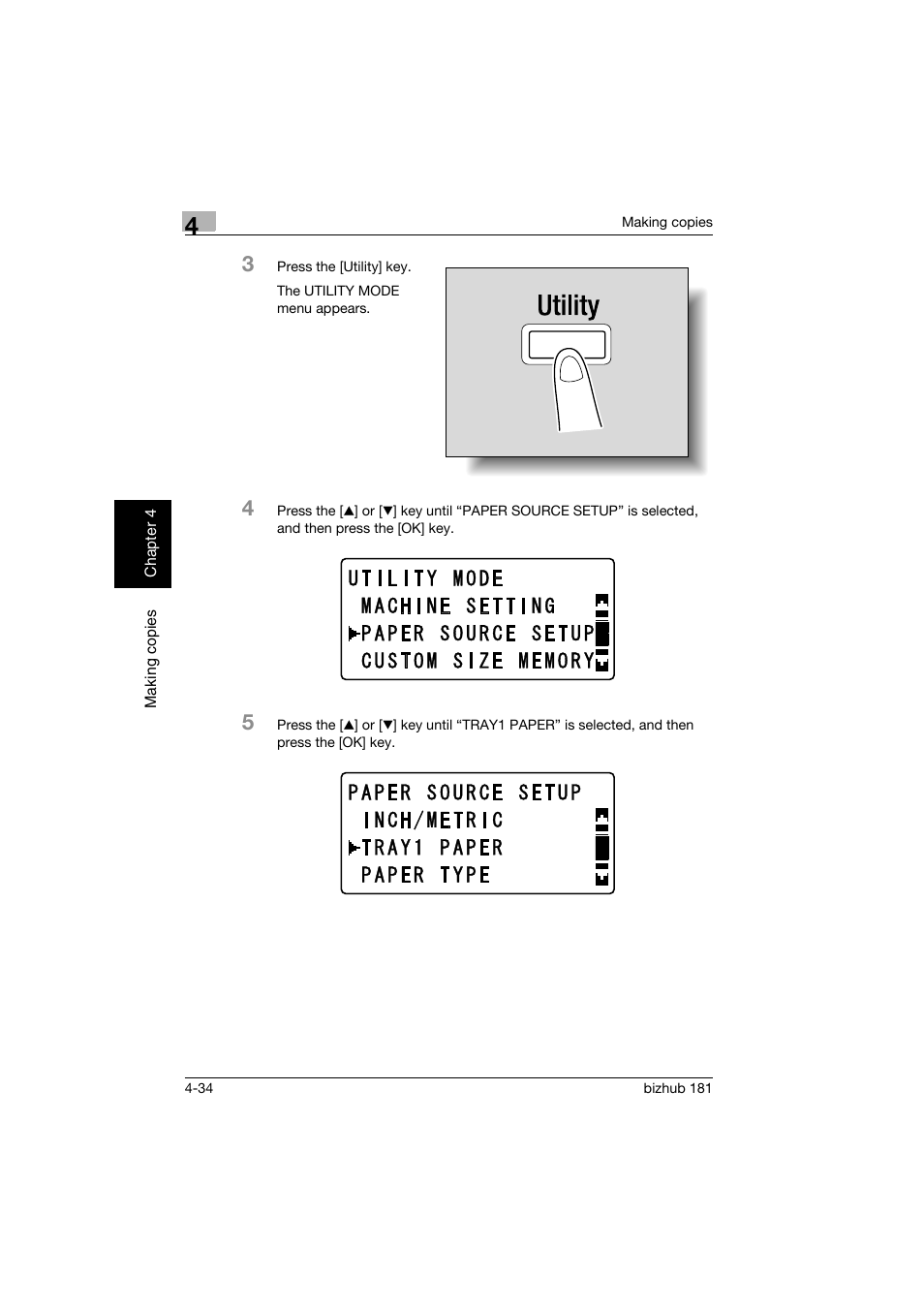 Konica Minolta bizhub 181 User Manual | Page 127 / 322