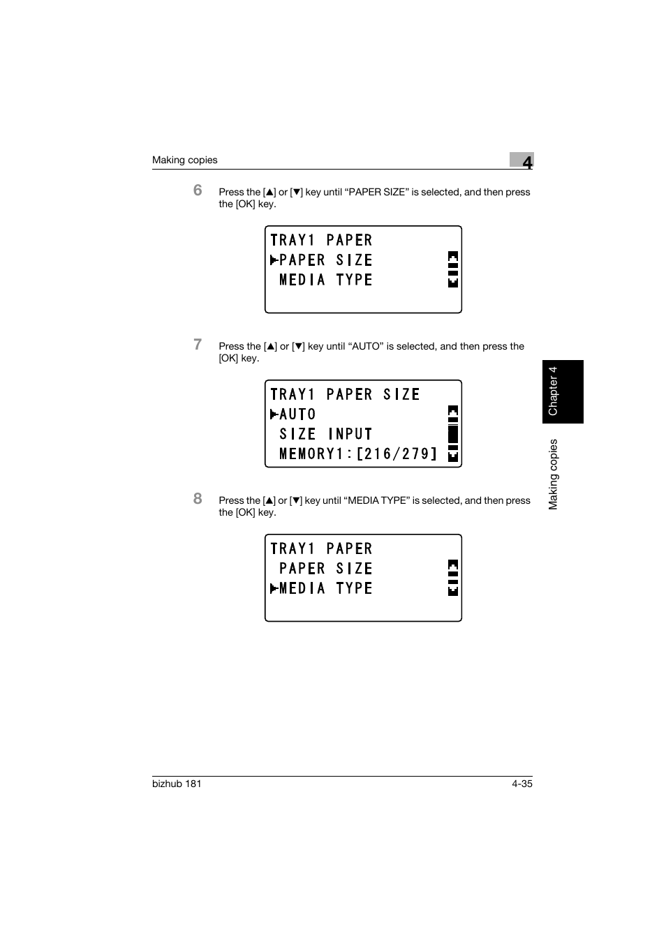 Konica Minolta bizhub 181 User Manual | Page 128 / 322