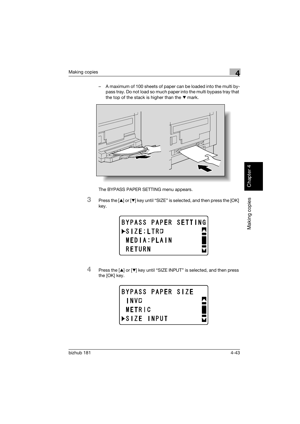 Konica Minolta bizhub 181 User Manual | Page 136 / 322