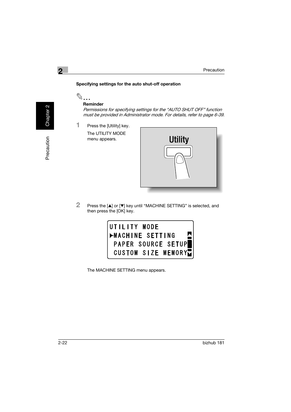 Konica Minolta bizhub 181 User Manual | Page 63 / 322